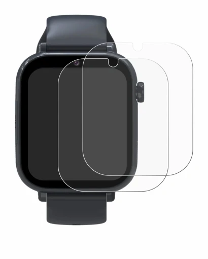 Image de l'appareil Forever Kids Smartwatch avec une grande variété de protections d'écran.