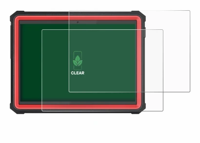 Image de l'appareil Launch X-431 PRO3S+ Elite avec une grande variété de protections d'écran.