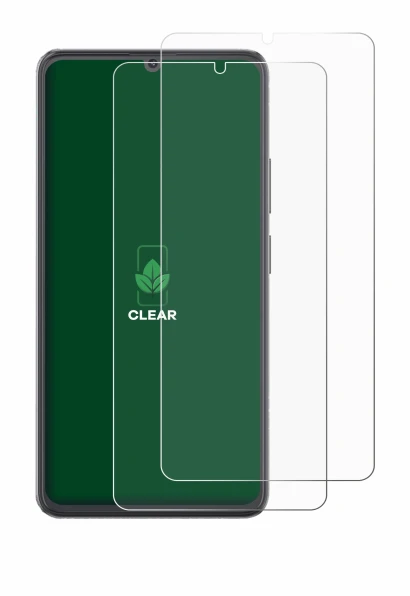 Image de l'appareil Cubot A20 avec une grande variété de protections d'écran.