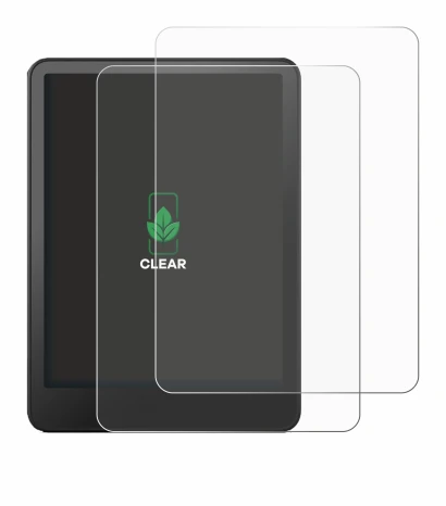 Image de l'appareil Amazon Kindle Paperwhite 2024 Signature Edition (12. Gen.) avec une grande variété de protections d'écran.