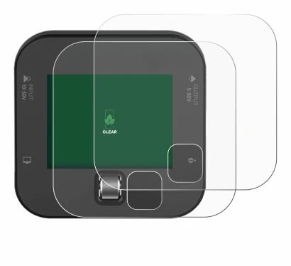 Image de l'appareil ISDT Q6 Retro avec une grande variété de protections d'écran.