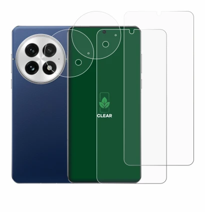 Image de l'appareil OnePlus 13 (Avant+Caméra) avec une grande variété de protections d'écran.