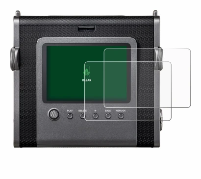 Image de l'appareil Fujifilm Instax Wide Evo avec une grande variété de protections d'écran.