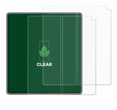 Image de l'appareil Huawei Mate X6 (Affichage interne) avec une grande variété de protections d'écran.