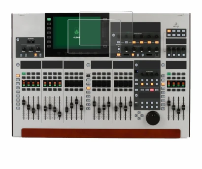 Image de l'appareil Behringer Wing avec une grande variété de protections d'écran.