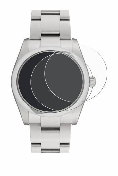 Image de l'appareil Rolex Oyster Perpetual 34 avec une grande variété de protections d'écran.