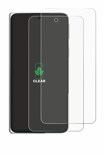 Image de l'appareil Oppo Find N5 avec une grande variété de protections d'écran.