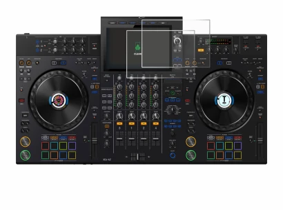Image de l'appareil Pioneer XDJ-AZ avec une grande variété de protections d'écran.