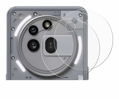 Image de l'appareil Nothing Phone (3a) Pro (Caméra UNIQUEMENT) avec une grande variété de protections d'écran.