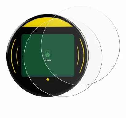 Image de l'appareil Nayax Onyx avec une grande variété de protections d'écran.