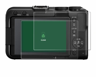 Image de l'appareil Canon EOS R50 V avec une grande variété de protections d'écran.