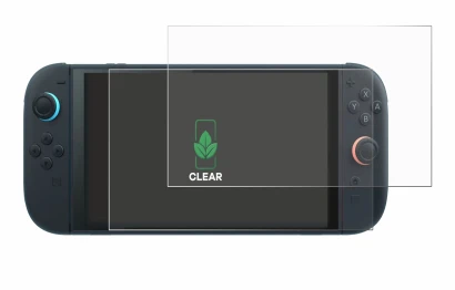 Image de l'appareil Nintendo Switch 2 avec une grande variété de protections d'écran.