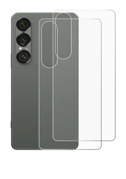 Image de l'appareil Sony Xperia 1 VII (Arrière) avec une grande variété de protections d'écran.