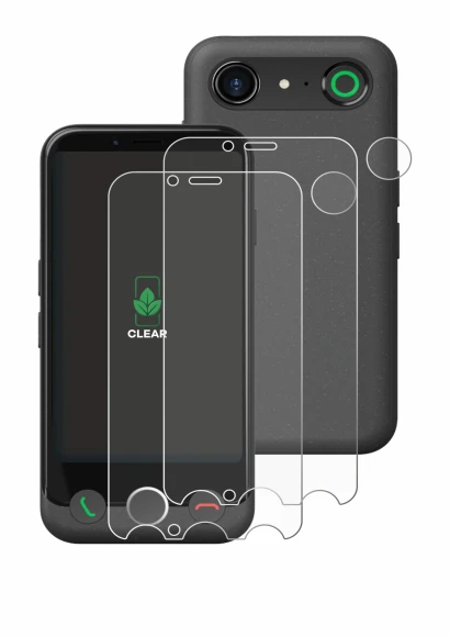 Image de l'appareil Doro Aurora A10 (Avant+Caméra) avec une grande variété de protections d'écran.