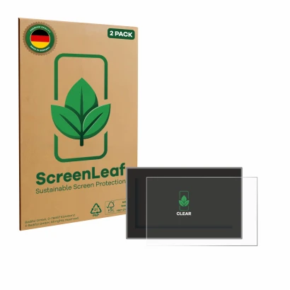 Face avant d’un emballage produit avec le logo de la marque ScreenLeaf. À côté, l’appareil Headrush Flex Prime est représenté 