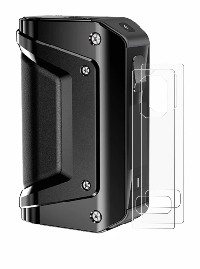 Image de l'appareil GeekVape Aegis Legend 3 avec une grande variété de protections d'écran.