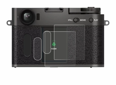 Image de l'appareil Fujifilm X Half X-HF1 avec une grande variété de protections d'écran.