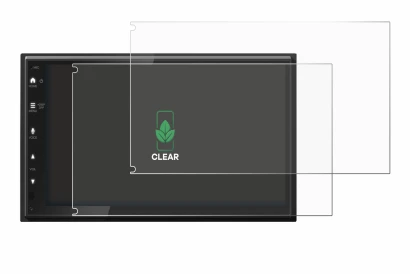 Image de l'appareil Kenwood DMX6523DABS avec une grande variété de protections d'écran.