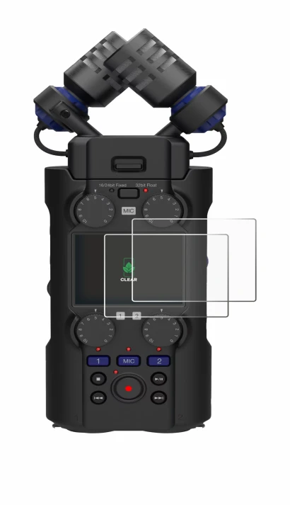 Image de l'appareil Zoom H5 Studio avec une grande variété de protections d'écran.