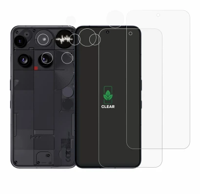 Image de l'appareil Nothing Phone (3) (Avant+Caméra) avec une grande variété de protections d'écran.