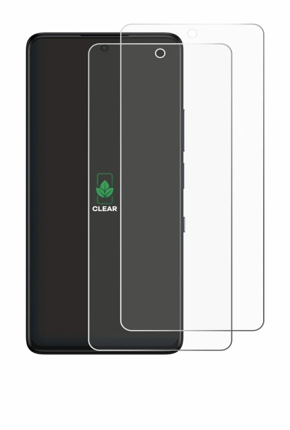 Image de l'appareil TCL 50 Pro NXTPaper 5G avec une grande variété de protections d'écran.