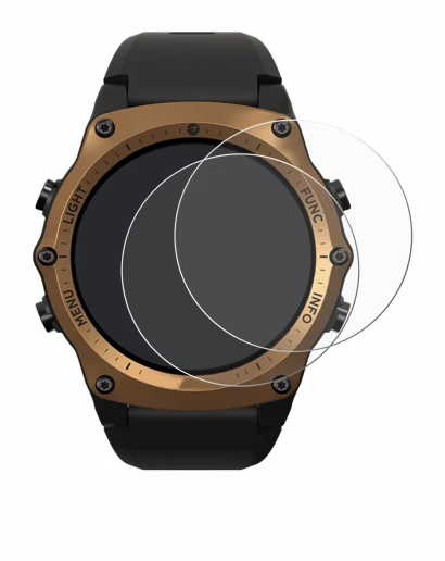Image de l'appareil Shearwater Teric dive computer avec une grande variété de protections d'écran.