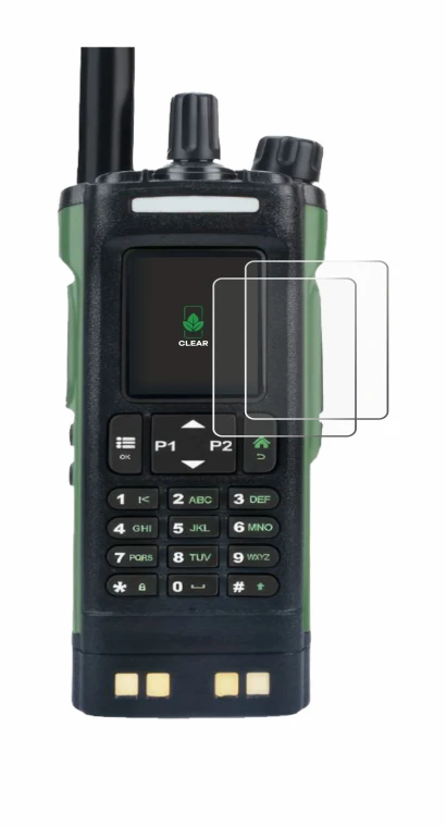 Image de l'appareil Baofeng DM-32 avec une grande variété de protections d'écran.