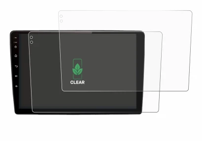 Image de l'appareil Junsun V2 Plus 9" avec une grande variété de protections d'écran.