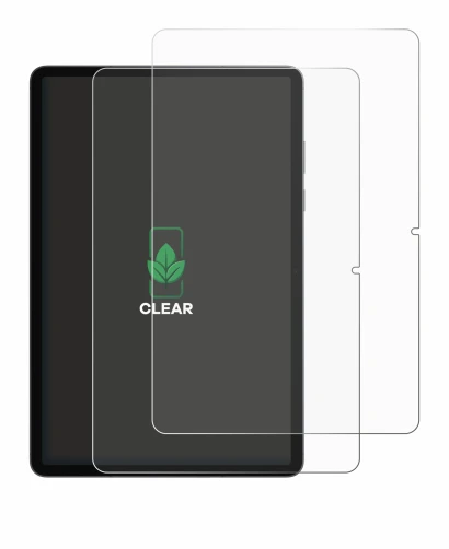 Image de l'appareil Samsung Galaxy Tab S11 (portrait) avec une grande variété de protections d'écran.