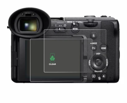 Image de l'appareil Sony Cinema Line FX2 avec une grande variété de protections d'écran.