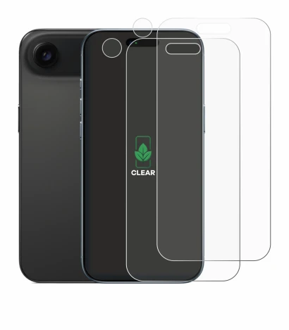 Image de l'appareil Apple iPhone Air (Avant+Caméra) avec une grande variété de protections d'écran.