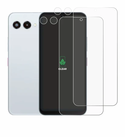 Image de l'appareil Telekom T Phone 3 (Avant+Caméra) avec une grande variété de protections d'écran.