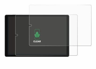 Image de l'appareil PIXGOOD 2K 10.4" avec une grande variété de protections d'écran.