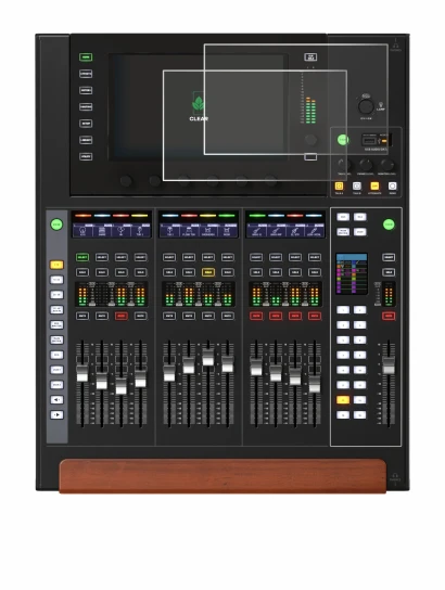 Image de l'appareil Behringer Wing Compact avec une grande variété de protections d'écran.