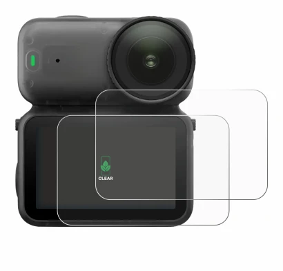 Image de l'appareil DJI Osmo Nano avec une grande variété de protections d'écran.
