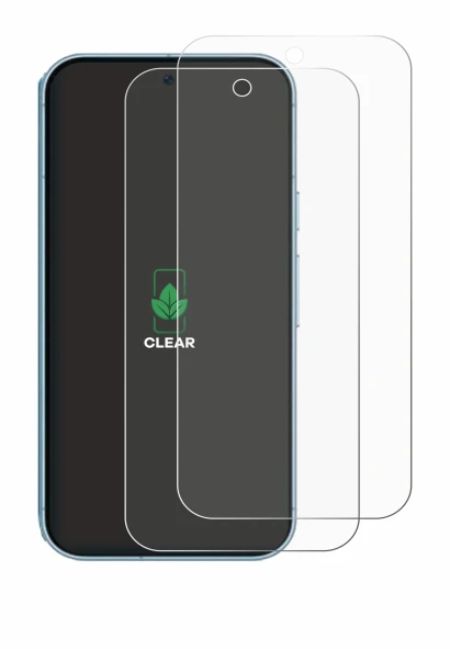 Image de l'appareil Google Pixel 9 (case-friendly) avec une grande variété de protections d'écran.