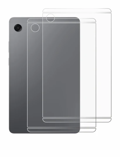 Image de l'appareil Samsung Galaxy Tab A11 8.7" (Arrière) avec une grande variété de protections d'écran.