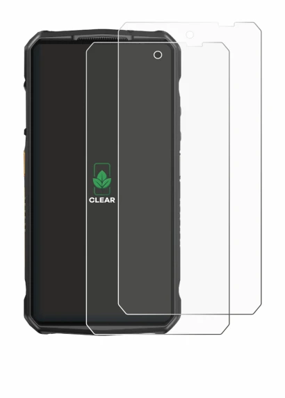 Image de l'appareil Ulefone 29 pro avec une grande variété de protections d'écran.