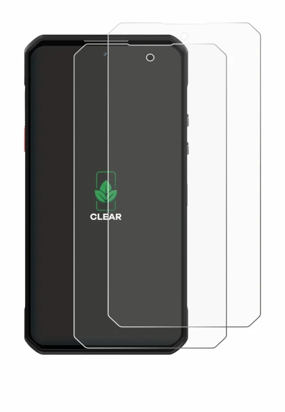 Image de l'appareil Oukitel WP60 avec une grande variété de protections d'écran.