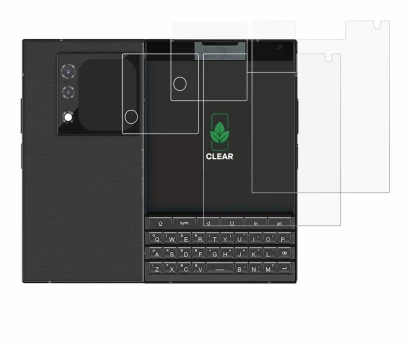 Image de l'appareil Unihertz Titan 2 (Avant+Caméra) avec une grande variété de protections d'écran.