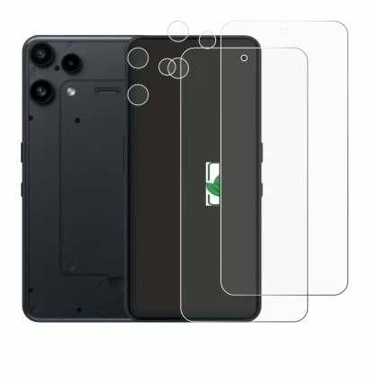 Image de l'appareil Nothing Phone (3a) Lite (Avant+Caméra) avec une grande variété de protections d'écran.