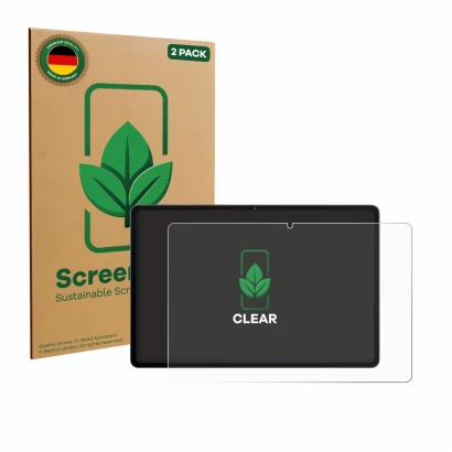 Face avant d’un emballage produit avec le logo de la marque ScreenLeaf. À côté, l’appareil SVITOO P11-T 11" est représenté ave