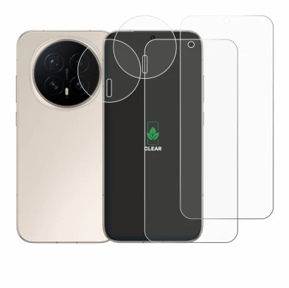 Image de l'appareil Honor Magic 8 (Avant+Caméra) avec une grande variété de protections d'écran.