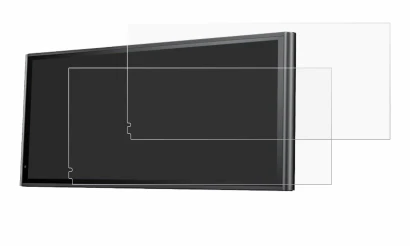 Image de l'appareil Krunia 9.26" avec une grande variété de protections d'écran.