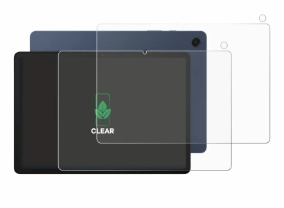 Image de l'appareil Samsung Galaxy Tab A9 Plus (Avant+Caméra) avec une grande variété de protections d'écran.