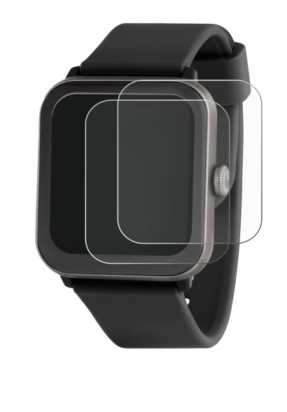 Image de l'appareil Sector Smartwatch S-08 avec une grande variété de protections d'écran.