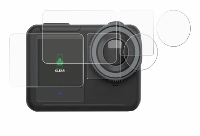 Image de l'appareil SVBONY SVGO3 4K avec une grande variété de protections d'écran.