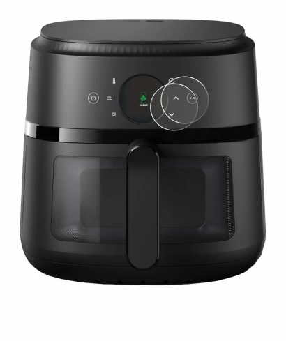 Image de l'appareil Philips Airfryer 2000 Gen 2 6,2L avec une grande variété de protections d'écran.