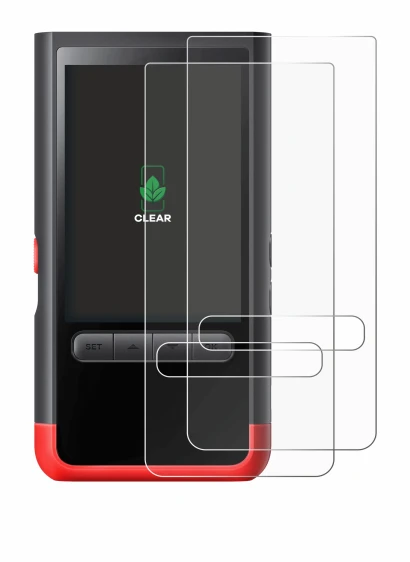 Image de l'appareil ThermoMaven P2 avec une grande variété de protections d'écran.