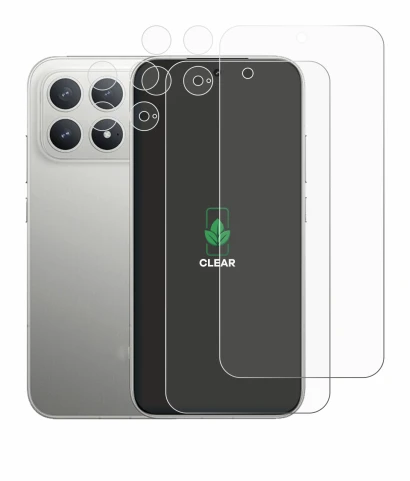 Image de l'appareil Xiaomi Poco F8 Pro (Avant+Caméra) avec une grande variété de protections d'écran.